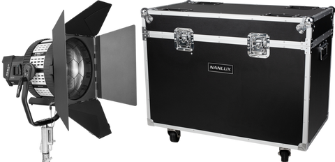 Nanlux Evoke 1200B Spot Light with FL-35YK Fresnel Lens and Flight Case