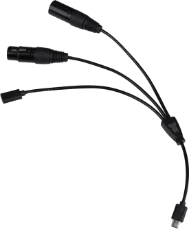 Nanlite USB-C to DMX Cable Splitter