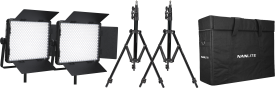 Nanlite Kit Nanlite 2 light kit 900CSA w/Carry case & Light stand