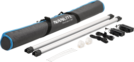 Nanlite Pavotube II 30C LED RGBWW Tube Light 2 Light Kit
