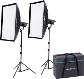 Nanlite FS-150B Bi-Colour 2 light kit with stand