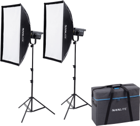 Nanlite FS-200B Bi-Colour 2 light kit with stand