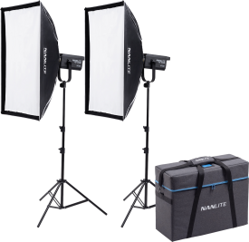 Nanlite FS-300B Bi-Colour 2 light kit with stand