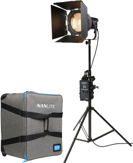 Nanlite Forza 300B II Bicolor & Nanlite FL-20G Kit in trolly case