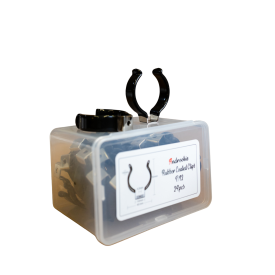 Androokie 24pcs 4mm BLACK T-12 Clips