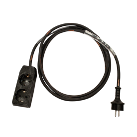 10m Cable 10A "Klentafs" 2-Way Split