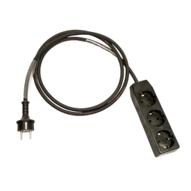 10m Cable 10A "Klentafs" 3-Way Split