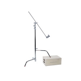 MSE 40" Hollywood Pro C-Stand w/Sliding Leg, Low Profile