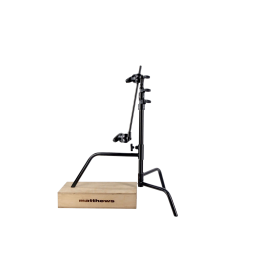 MSE 20" Black C-Stand w/Sliding Leg
