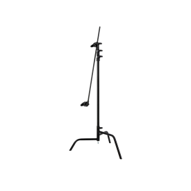 MSE 40" Black C-Stand w/Spring Loaded Turtle Base