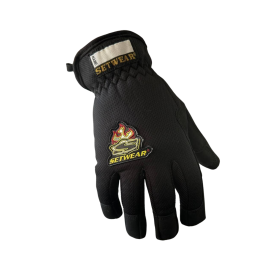 SetWear Gloves Easy-Fit Large/10 (Black)