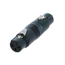 Neutrik Adapter 3-Pol XLR-Female / 3-Pol XLR-Female - Black
