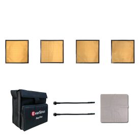 RayFlex M-25G Gold Kit with four 25x25cm gold multi-mirror reflectors in all four mosaic tile variants