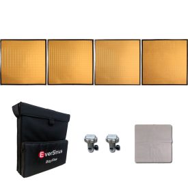 RayFlex M-45 Gold Kit with four 45x45cm gold multi-mirror reflectors in all four mosaic tile variants