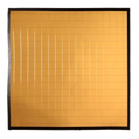 RayFlex M-45 Gold single reflector 45x45cm with 25mm mosaic tile for defined warm-tone film lighting