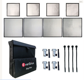 RayFlex M-45/25 Silver Kit with 45x45cm and 25x25cm silver multi-mirror reflectors for film and photography