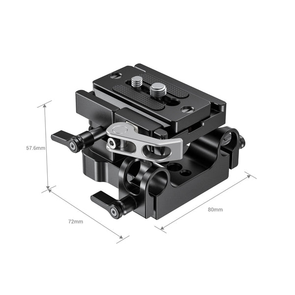 SmallRig 2092 Univ. 15mm Rail Support Baseplate