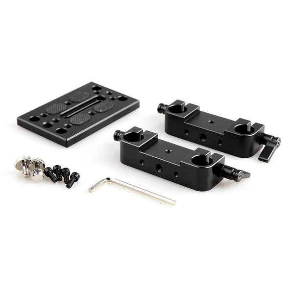 SmallRig 1775 Mounting Plate w/ 15mm Rod Clamps