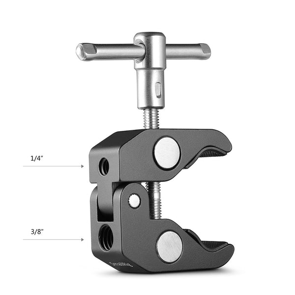 SmallRig 2058 Super Clamp with 1/4" & 3/8" Thread (2pcs Pack)