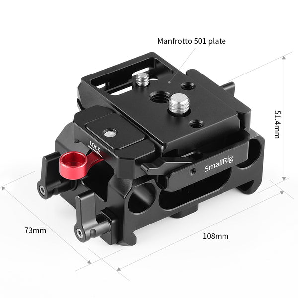 SmallRig 2266 Plate for BMDPCC 4K/6K (Manfrotto 501)