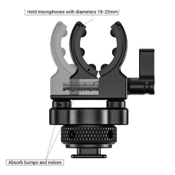 SmallRig 2352 Shotgun Mic Holder (Cold Shoe)