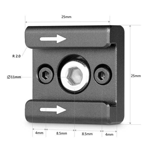 SmallRig 2060 Cold Shoe (2pcs Pack)