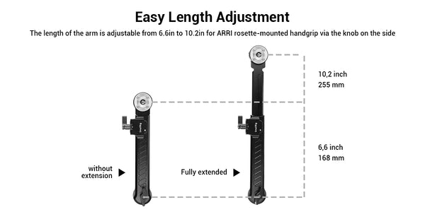 SmallRig 1870 Extension Arm with Arri Rosette