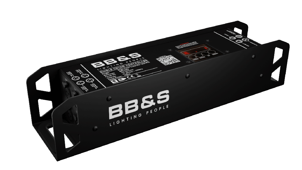 BB&S Controller, incl. Powercon True 1 to male cable 2 m, bi-color (4x 3-Pin), EU/Schuko