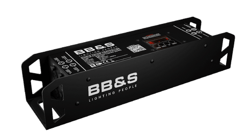 BB&S Controller, incl. Powercon True 1 to male cable 2 m, bi-color (4x 3-Pin), EU/Schuko