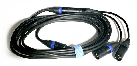 10 meter 4-pin cable with split for Pipeline Reflect 6 & 8 Feet