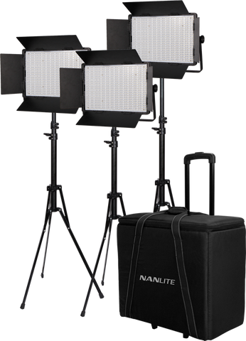 Nanlite Kit Nanlite 3 light kit 1200DSA w/Trolley Case & Light Stand