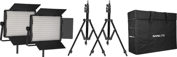 Nanlite Kit Nanlite 2 light kit 1200DSA w/Carry case & Light stand