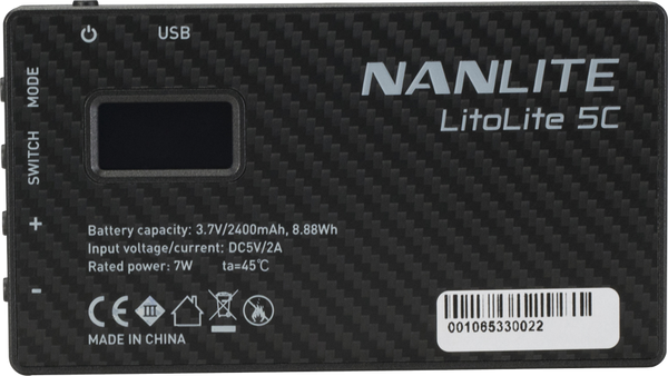 Nanlite LitoLite 5C RGBWW LED Pocket Light