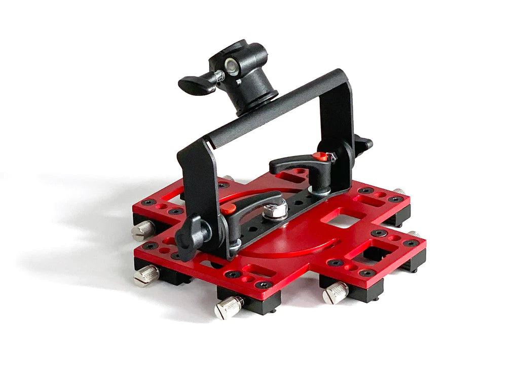 BB&S Pipeline Reflect quad mount mini yoke with swivel function. Including TVMP and 8 Pipeline Reflect sliders