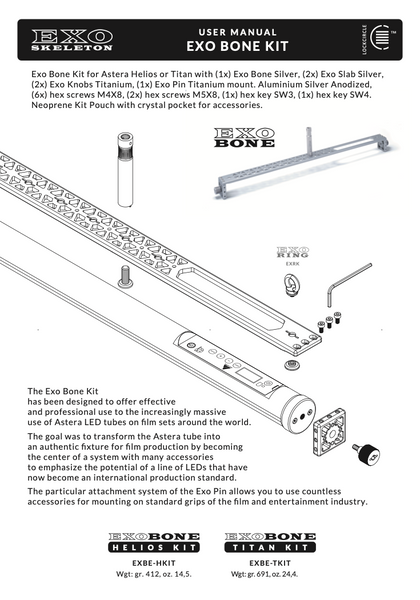 Exo Bone Titan Kit - Silver