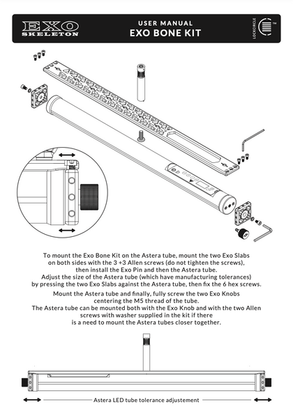 Exo Bone Titan Kit - Silver