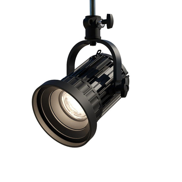 Compact Fresnel Light Bi-Color with integrated Zoom(12°-52°), Black