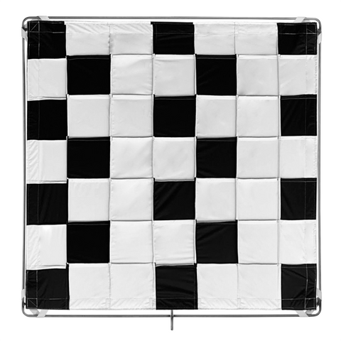 48"x48" Black/White Slip On Checkerboard Shiny Board Reflector