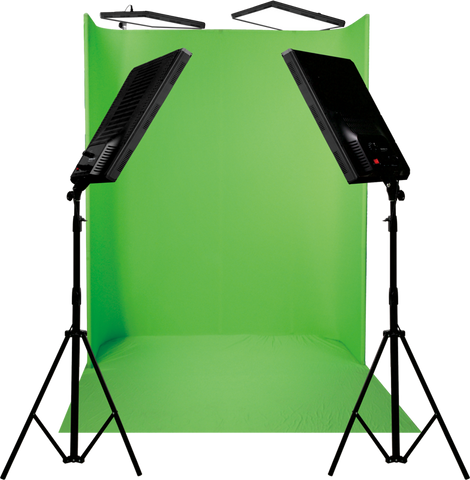 NanLite Compac 4 x100  Green screen 1822 U-kit