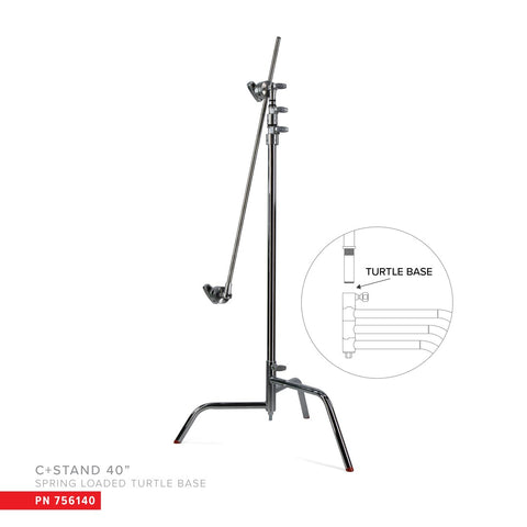 MSE 40" C-Stand Kit (Turtle Base)