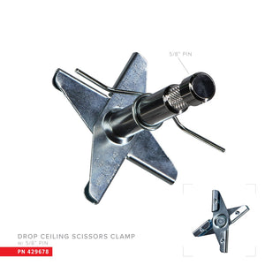 MSE Ceiling Scissor Clamp 5/8"