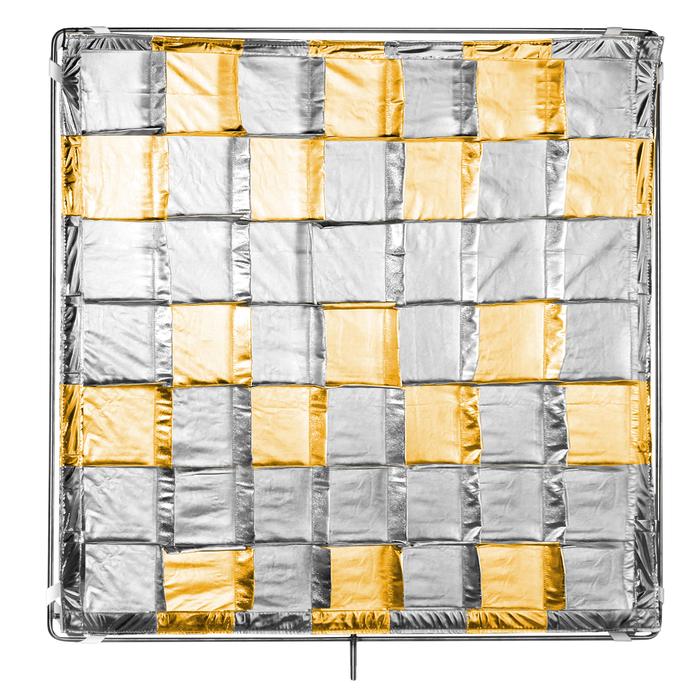 48x48" Silver/Gold Slip On Shiny Board Reflector (1,2x1,2m)